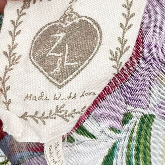 Z&L Tropical Poncho Beach Coverup One Size - Picture 8 of 8